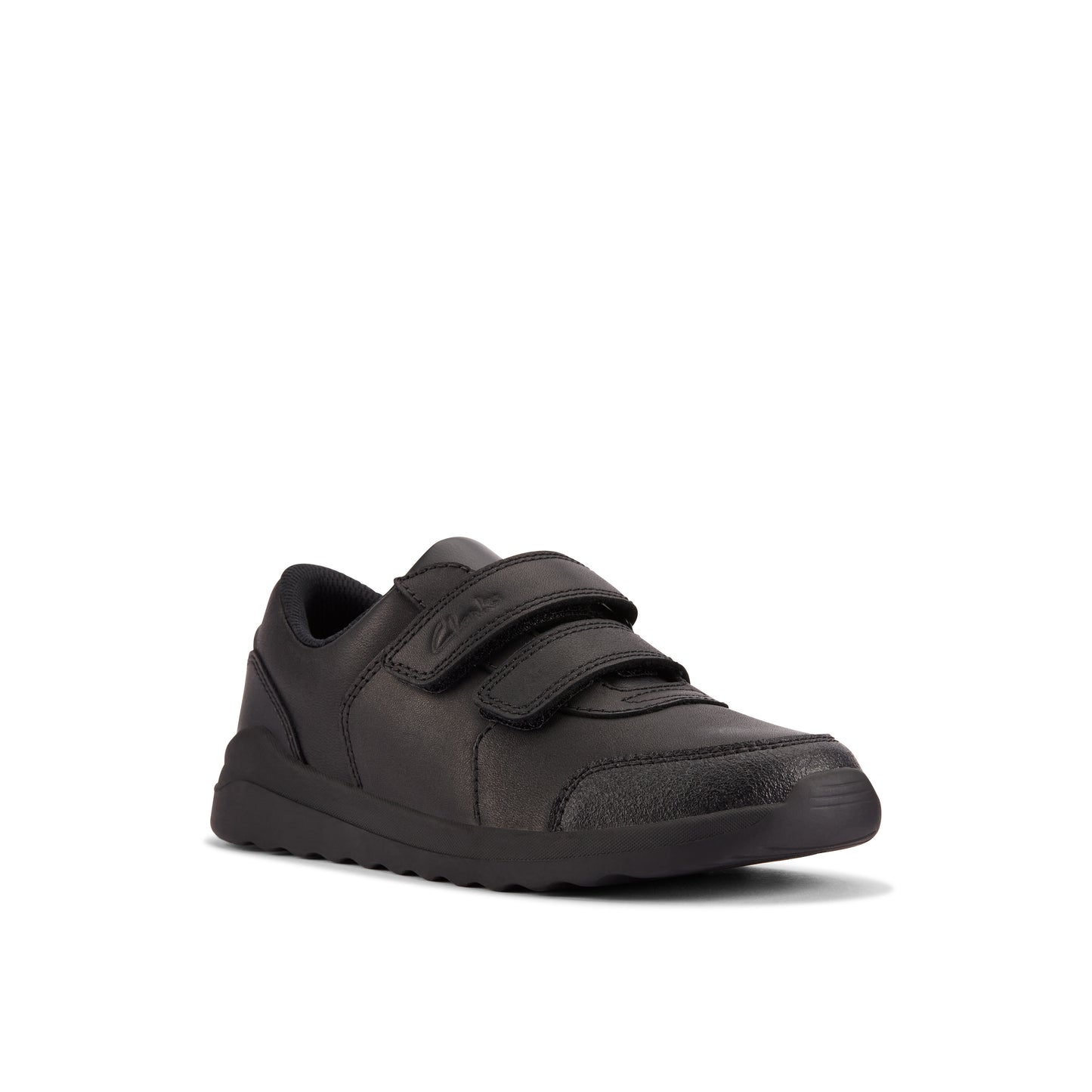 Clarks Daze Step 2 Black Leather School Shoes