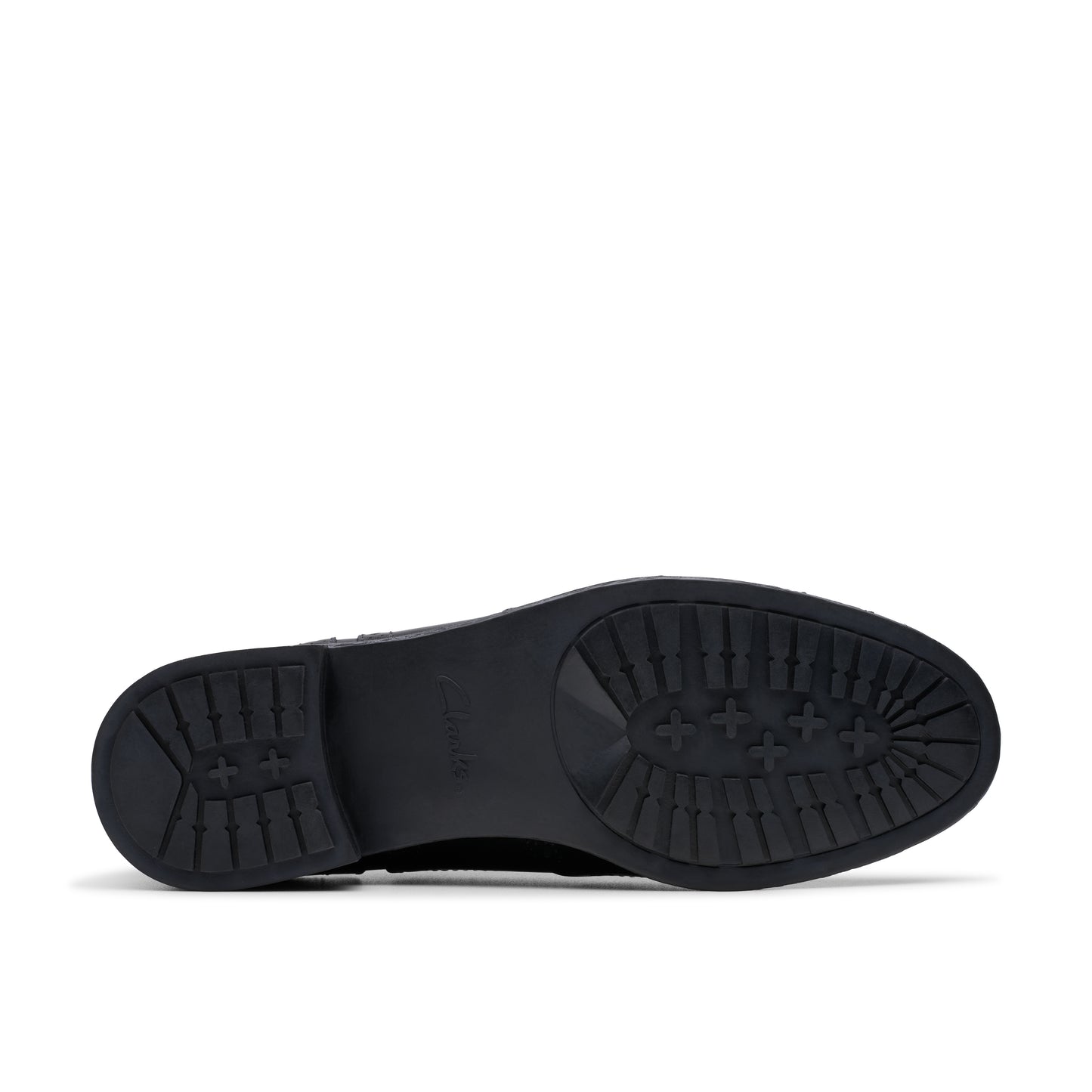 Clarks Havisham Oak Black Leather School Shoes
