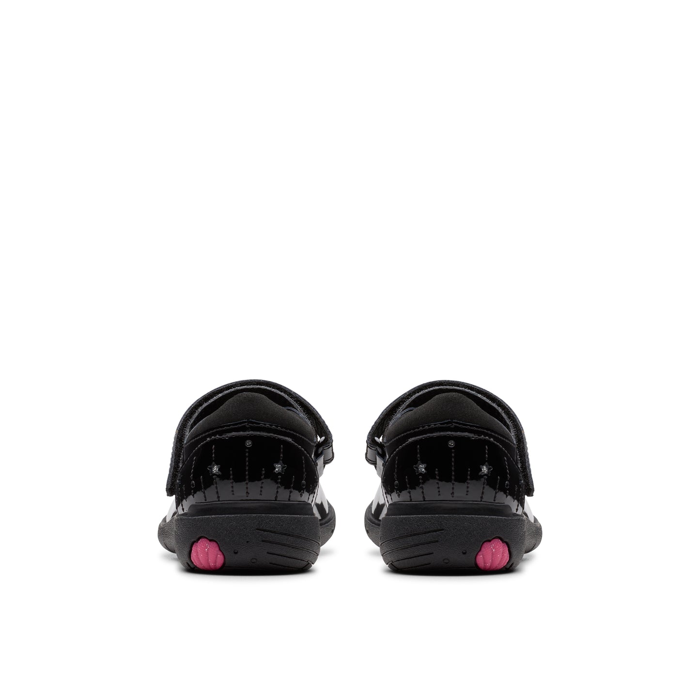 Clarks Relda Wish Black Pat School Shoes