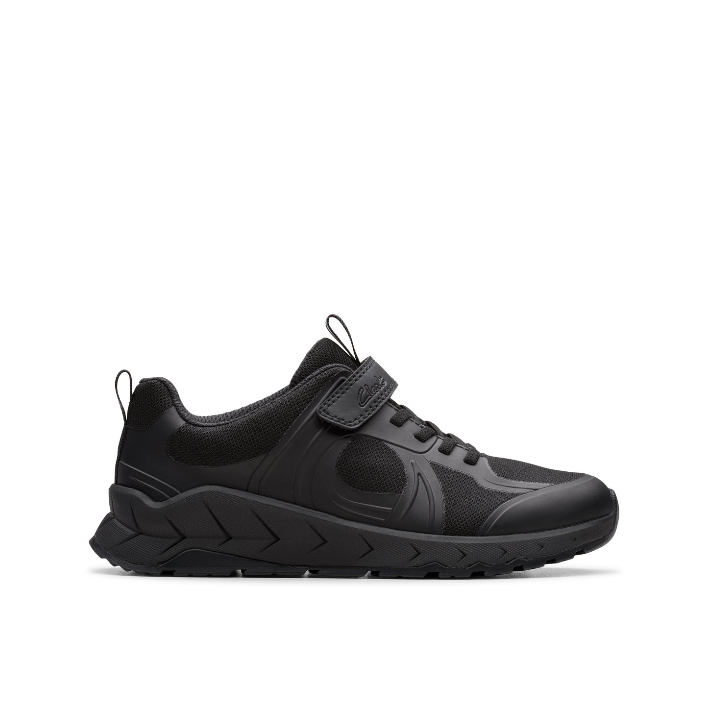 Clarks Selva Edge Black School Shoes