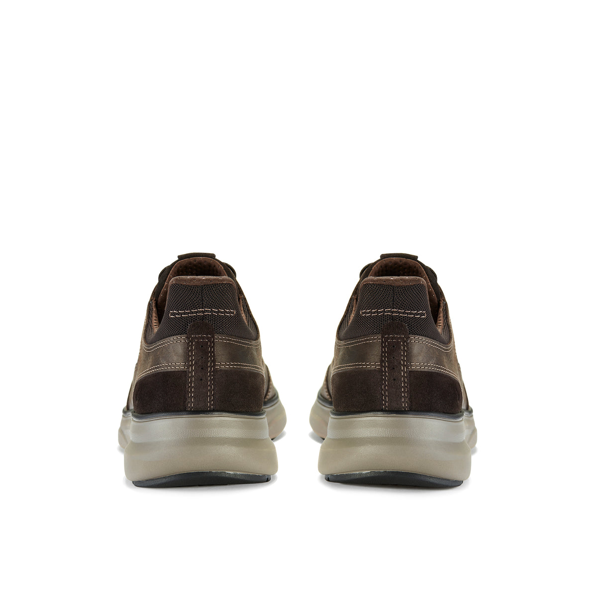 Clarks Mullan Easy Dark Brown Leather Shoes