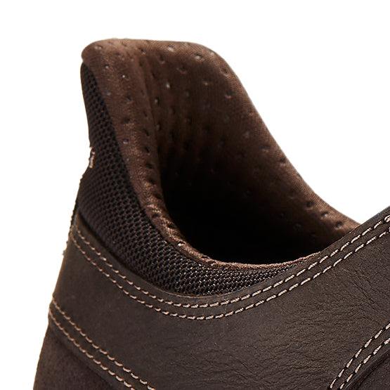 Clarks Mullan Easy Dark Brown Leather Shoes