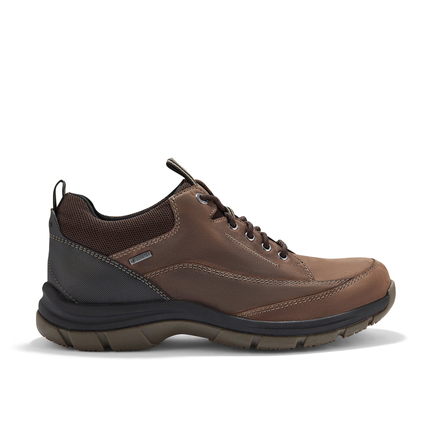 Clarks Spypath Lo GTX Dark Brown Leather Shoes