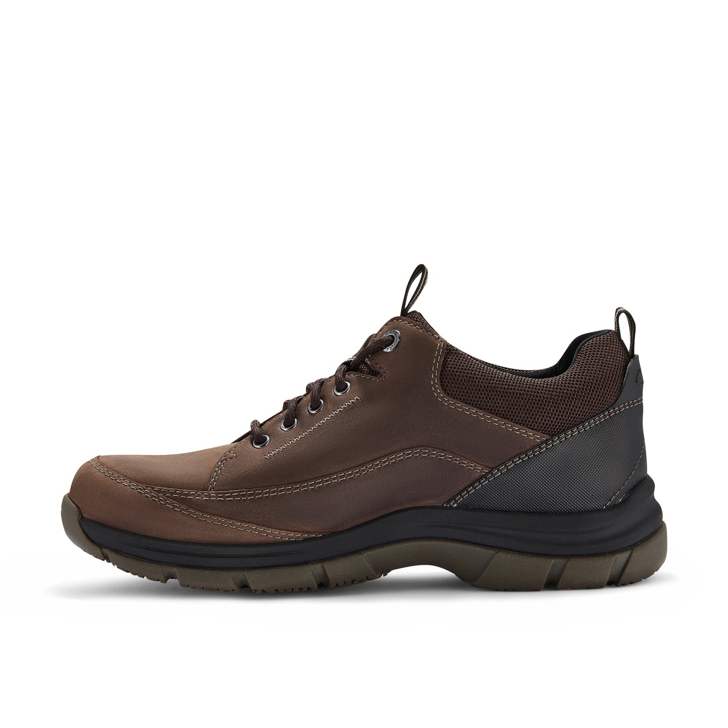 Clarks Spypath Lo GTX Dark Brown Leather Shoes