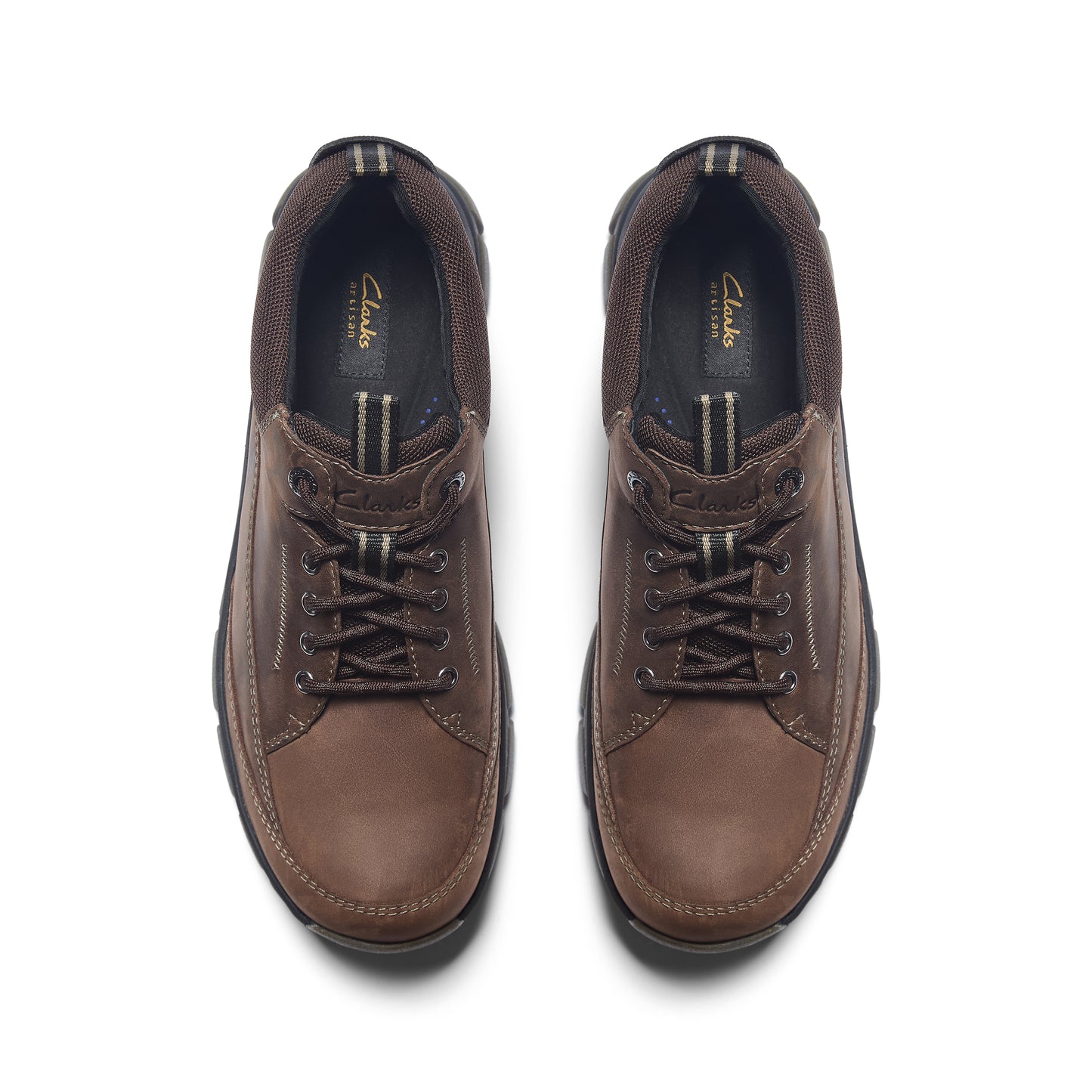 Clarks Spypath Lo GTX Dark Brown Leather Shoes