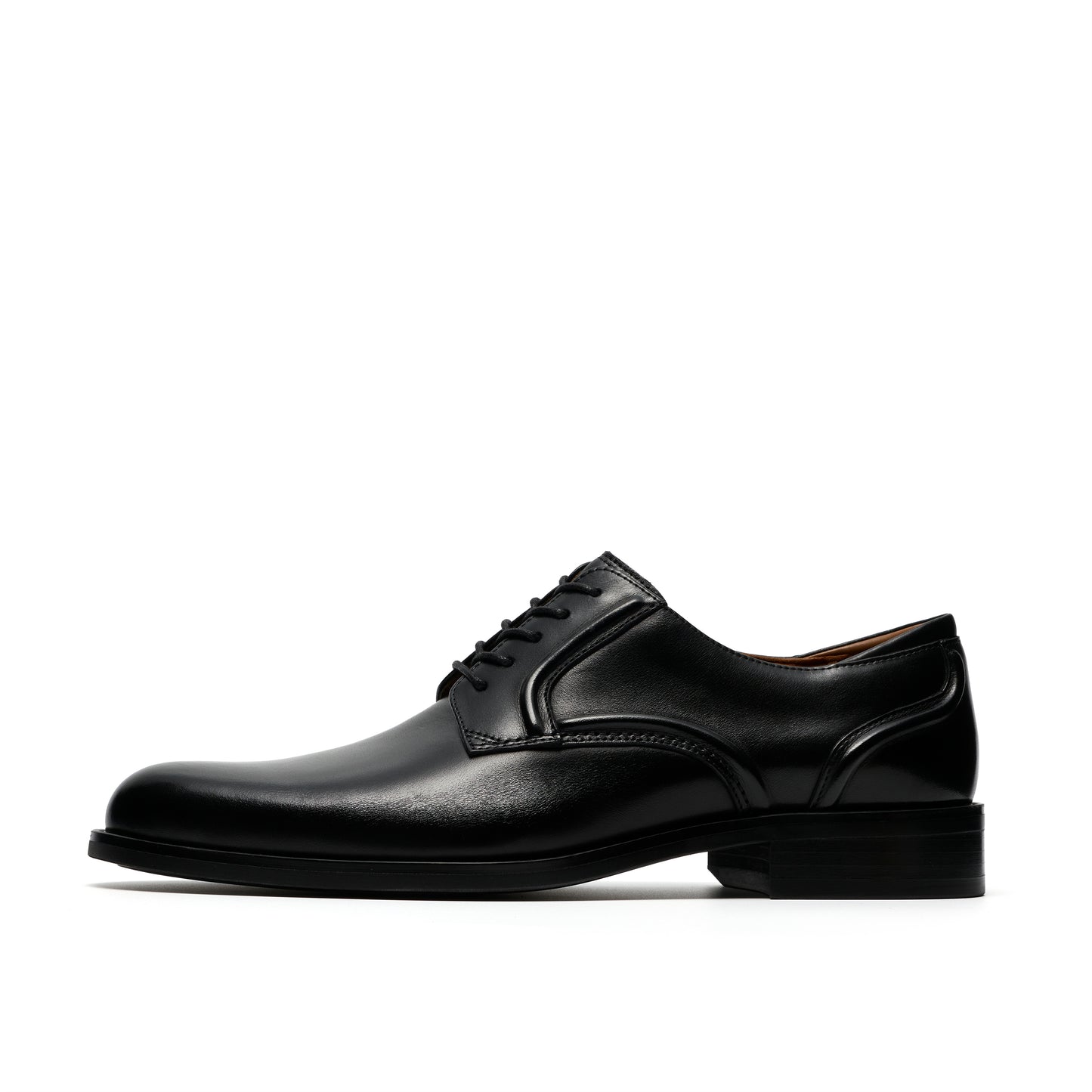 Clarks CraftRemi Lace Black Leather Shoes