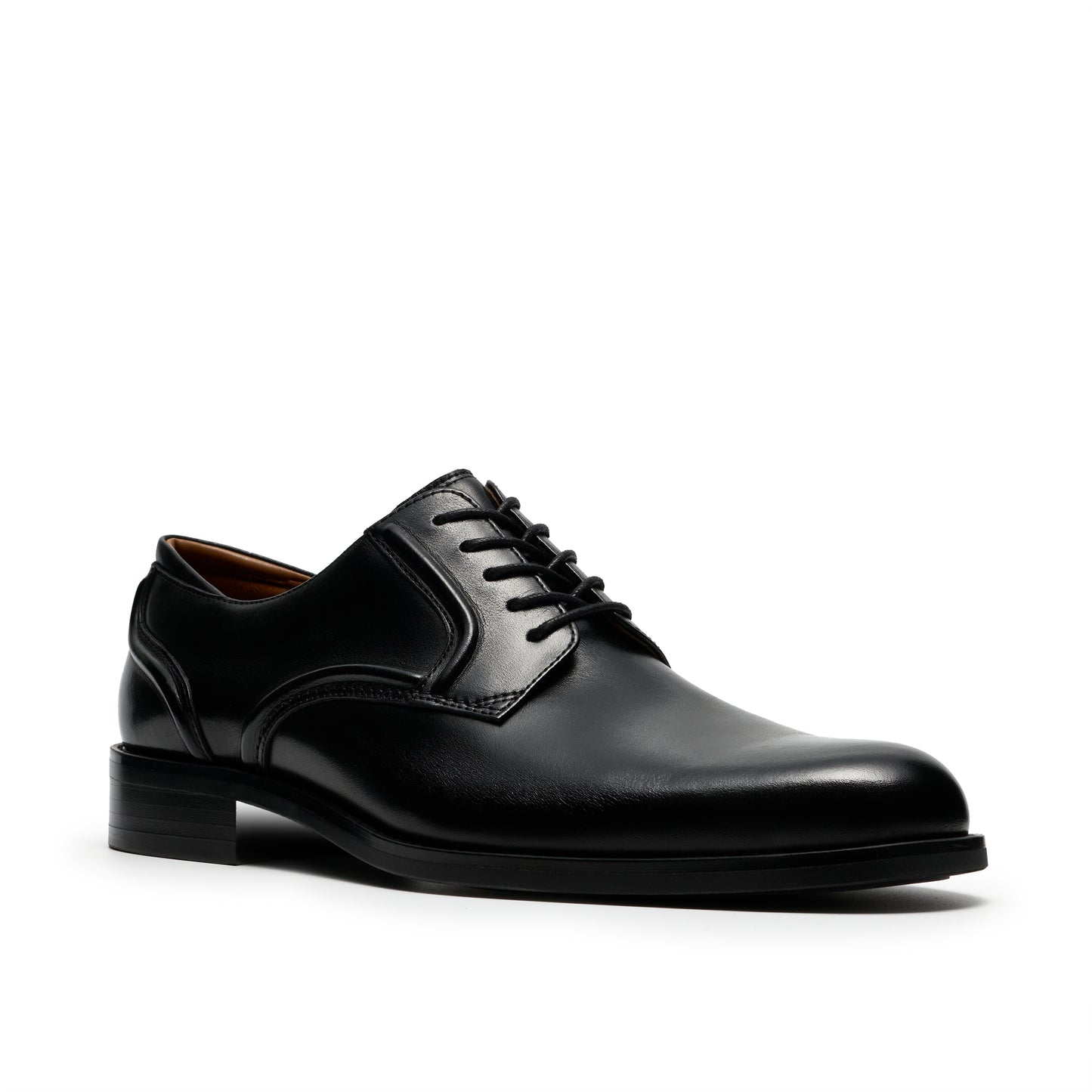 Clarks CraftRemi Lace Black Leather Shoes