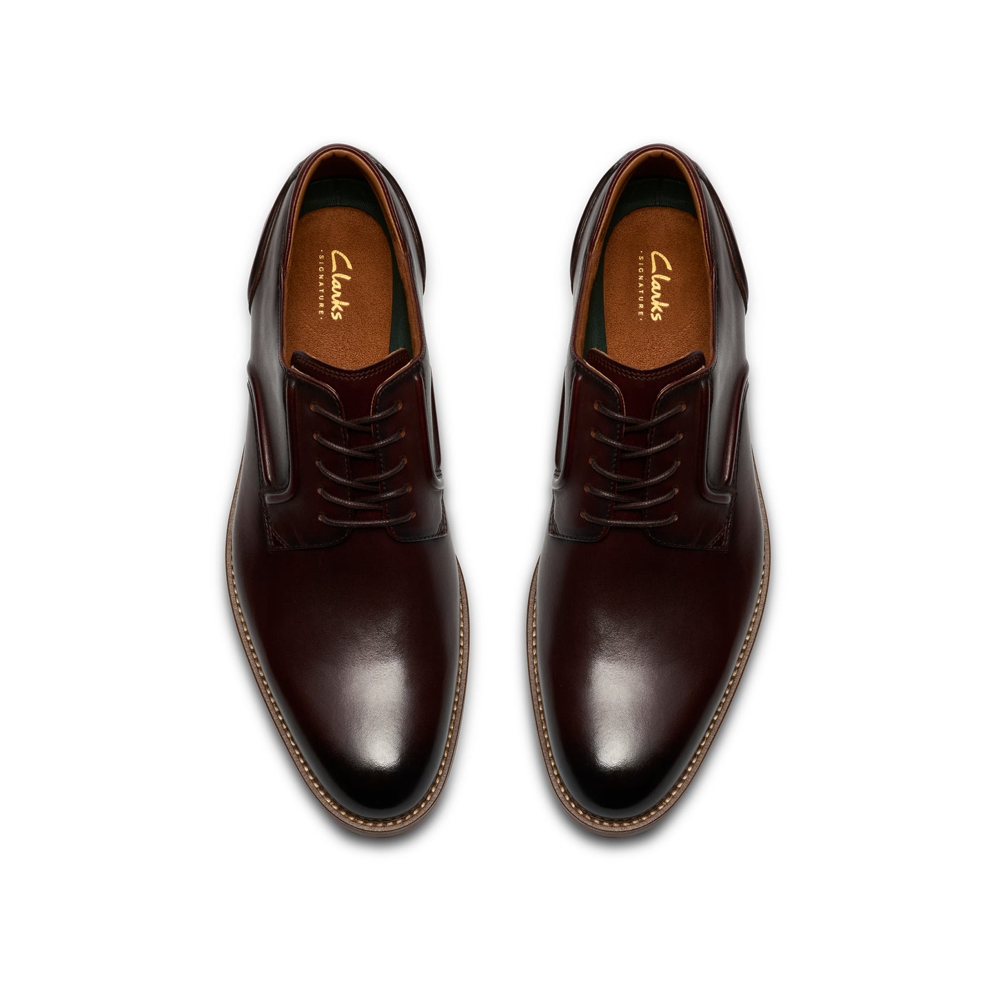 Clarks CraftRemi Lace Brown Leather Shoes