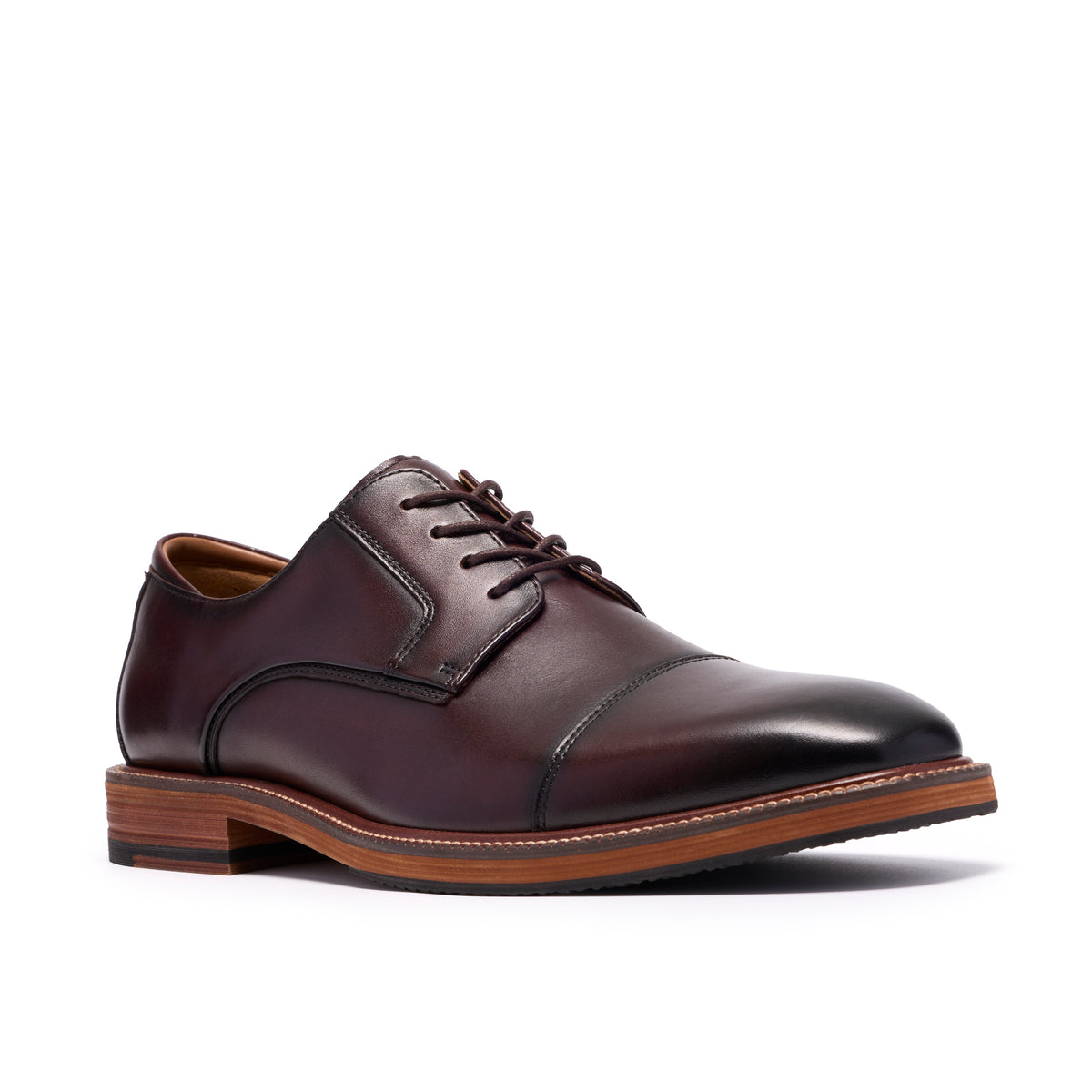 Clarks Craft Emile Brown Leather Shoes