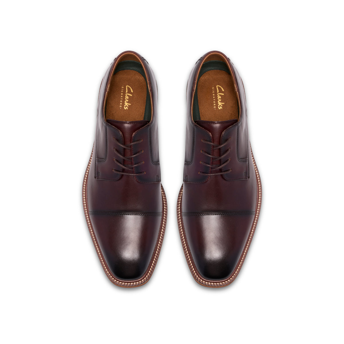 Clarks Craft Emile Brown Leather Shoes