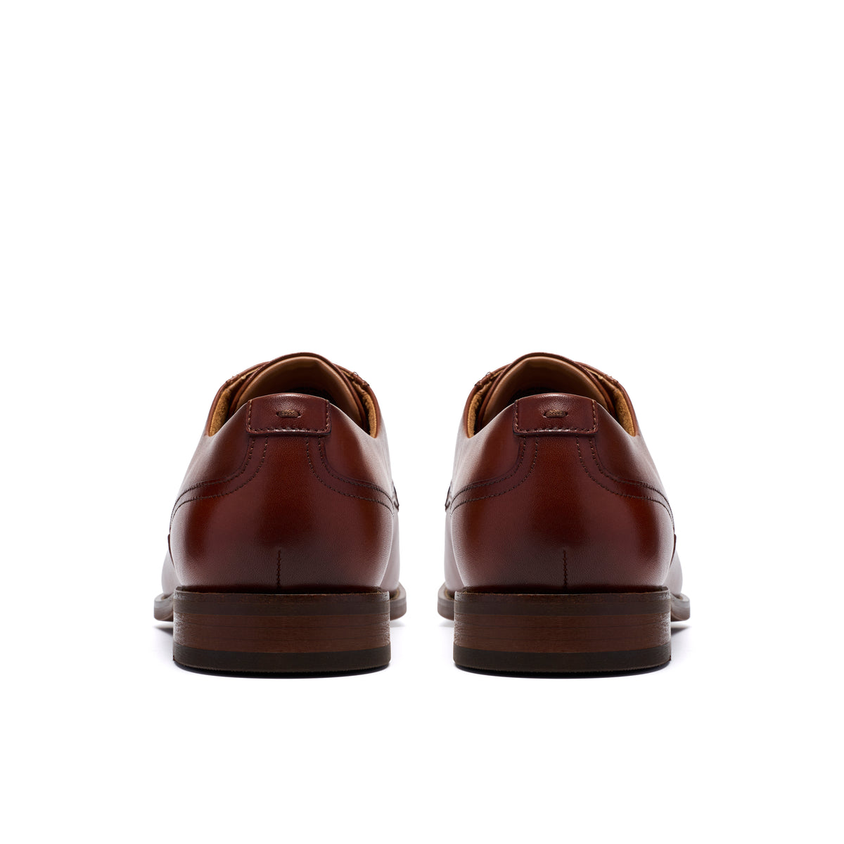 Clarks Bowburn Lace Tan Leather Shoes