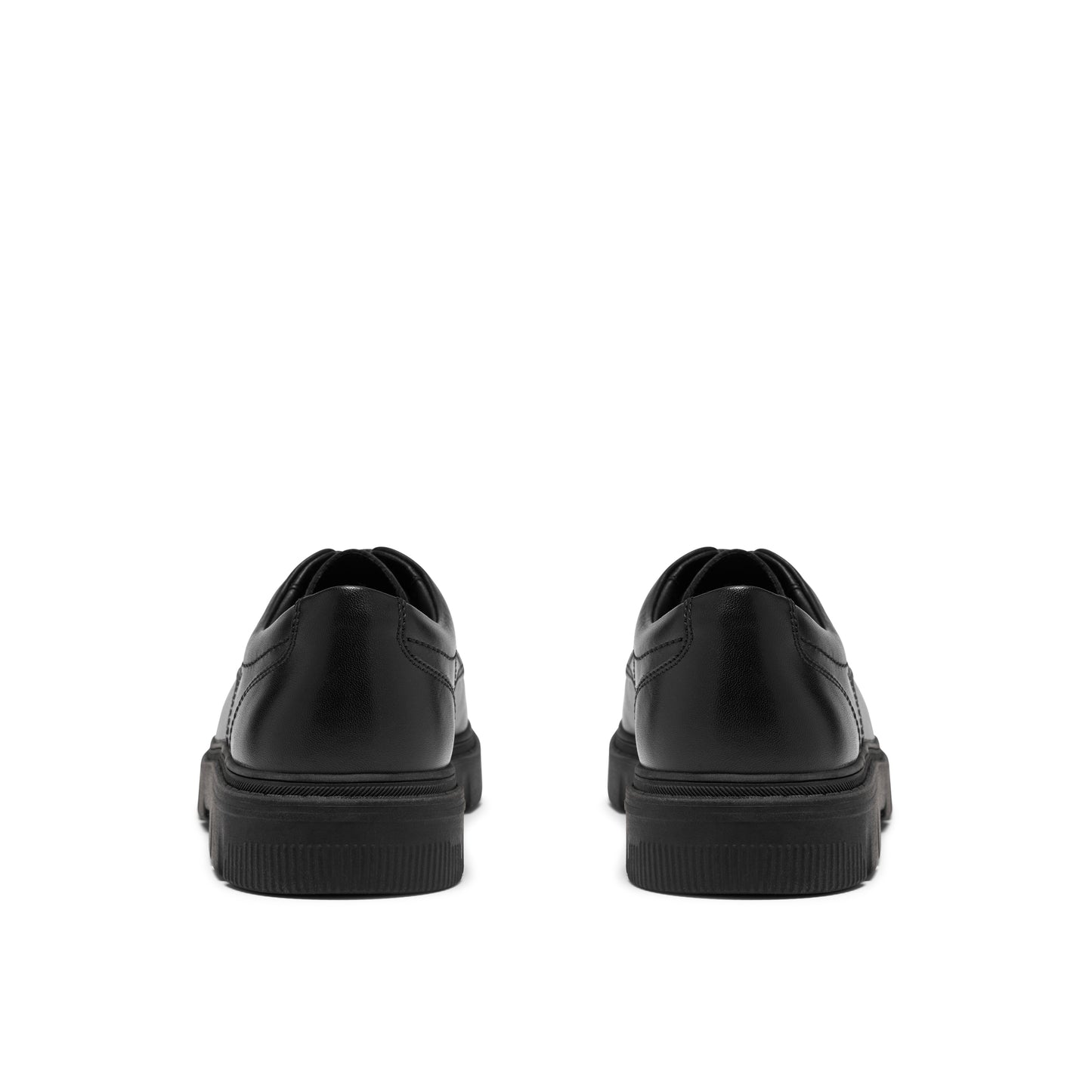 Clarks Lorcam Lane Black Leather School Shoes