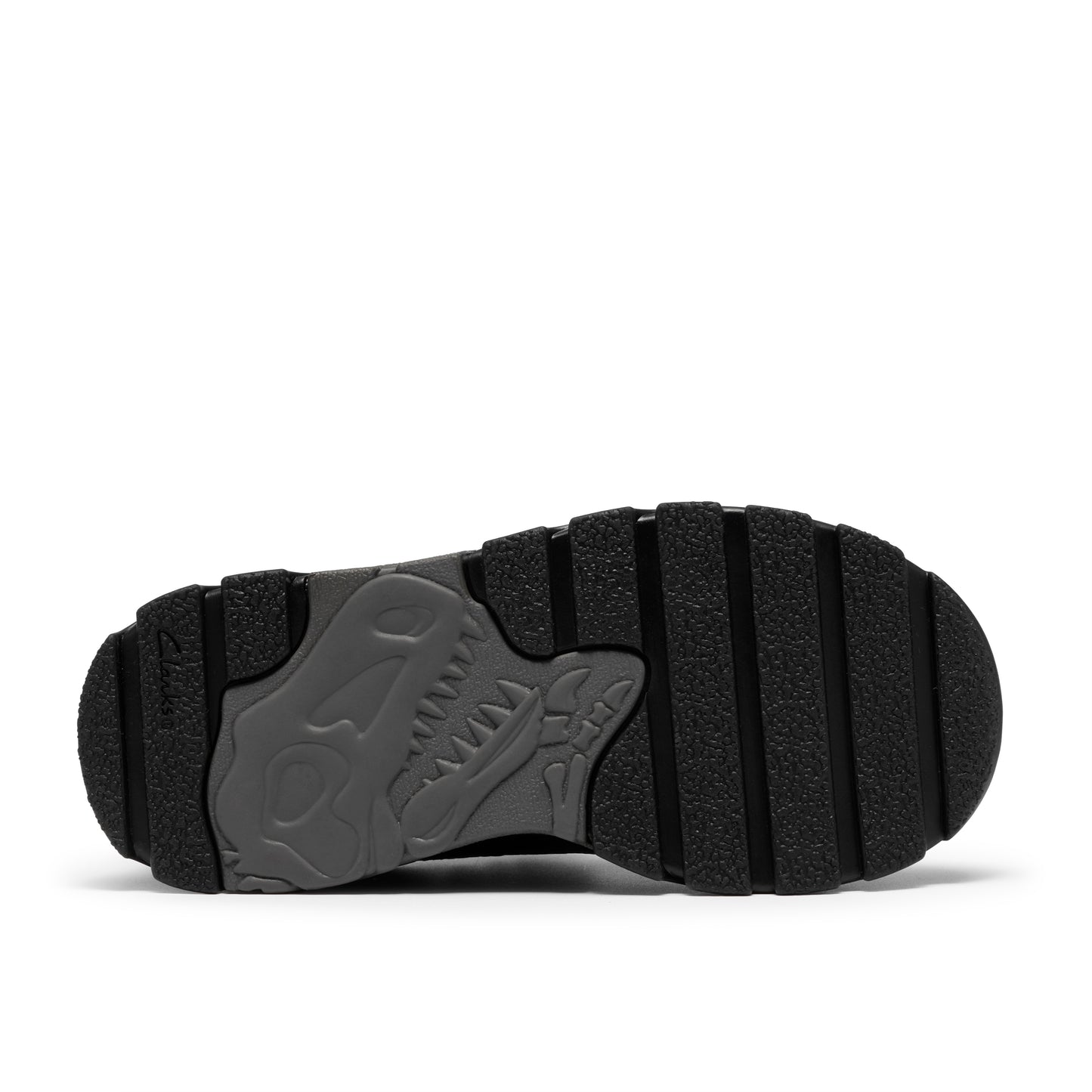 Clarks Steggy2 Soar Black Leather School Shoes
