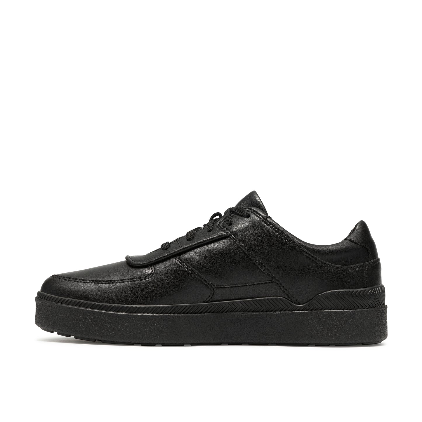 Clarks SomersetFlex Black Leather School Shoes