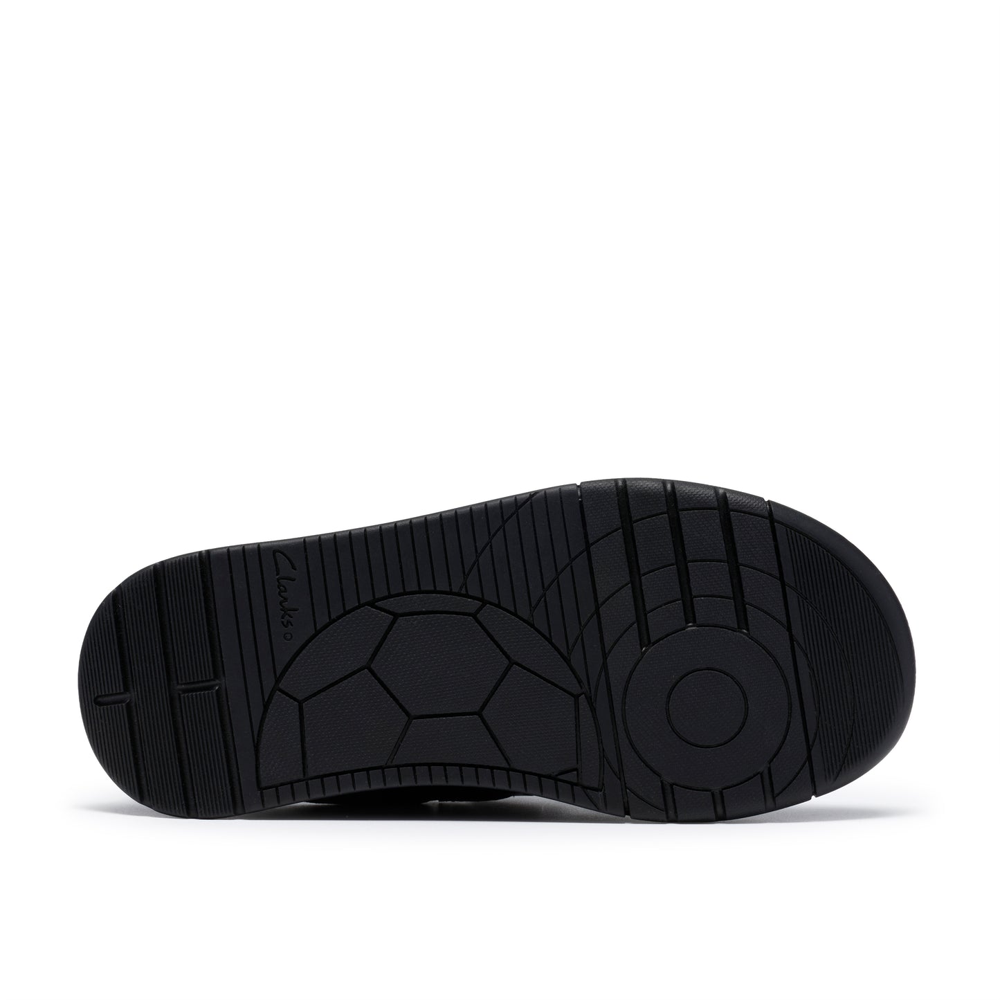 Clarks Laser Play Black Leather School Shoes