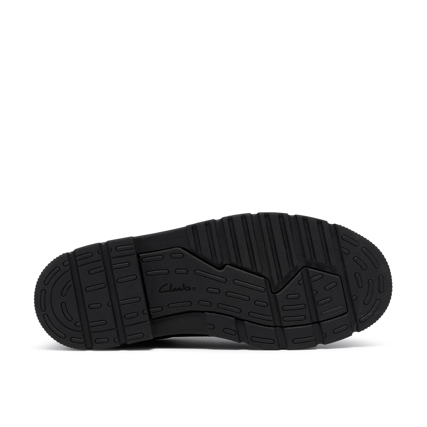 Clarks Lorcam Lace Black Leather School Shoes