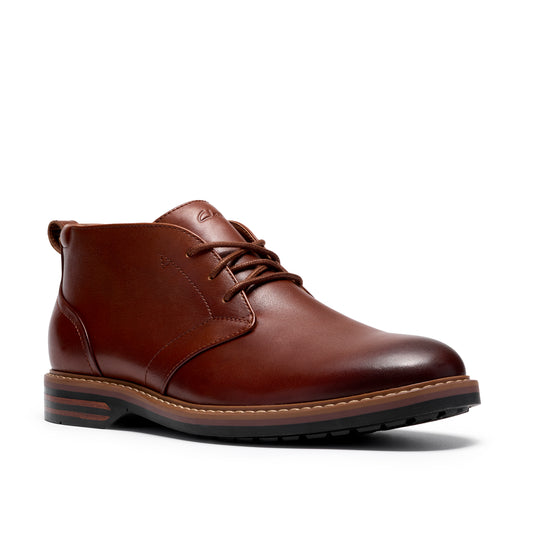Clarks Aldwin2 Chukka Tan Leather Boots