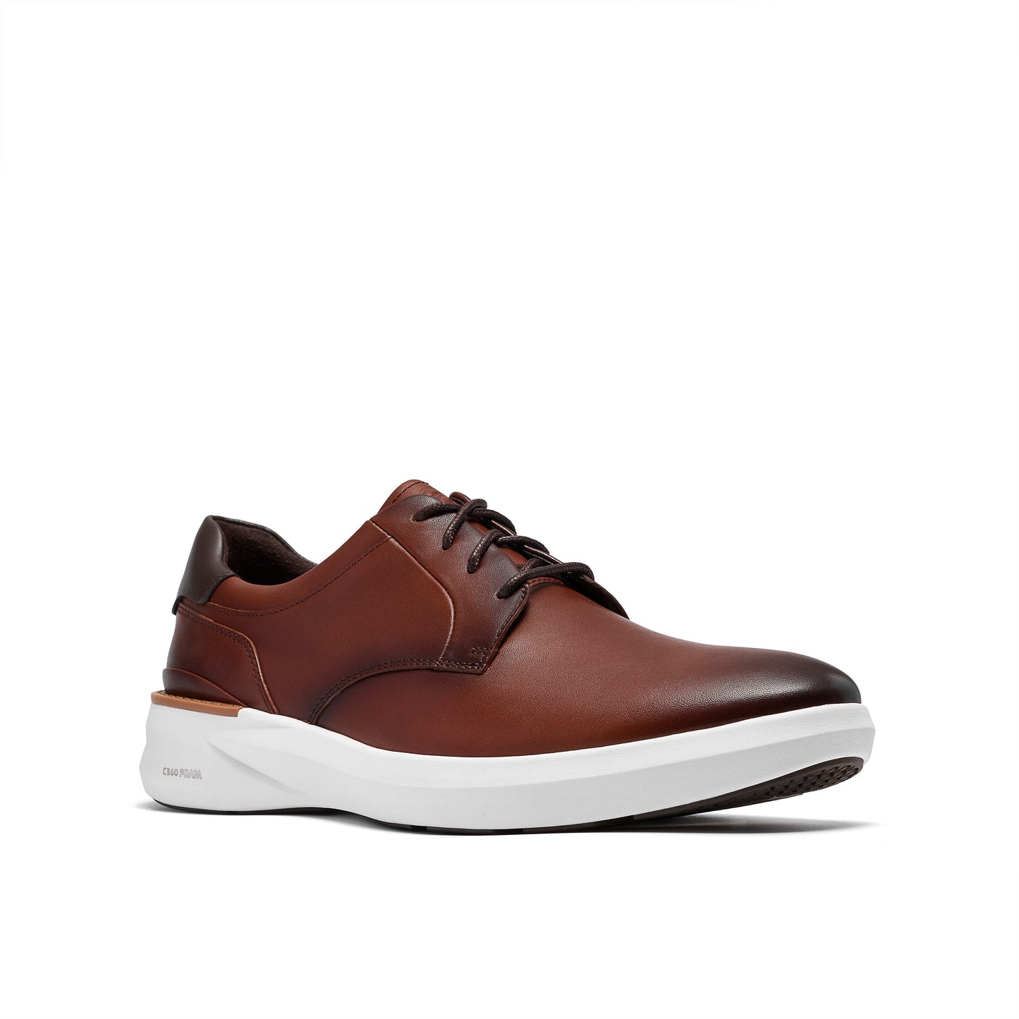 Clarks Code H Plain Tan Leather Shoes
