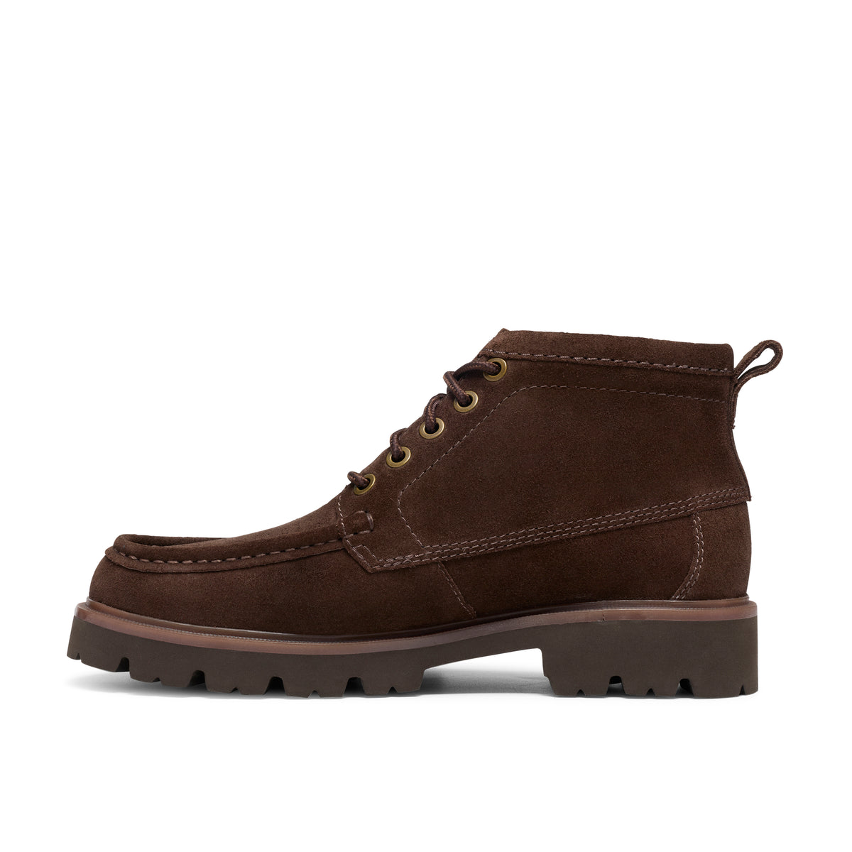 Clarks Cleyhill Hi Brown Sde Boots