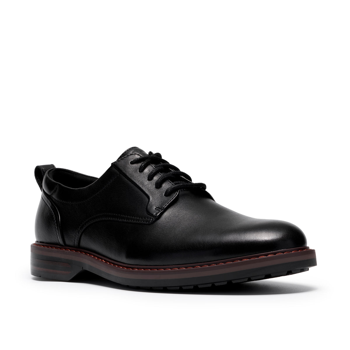 Clarks Aldwin2 Derby Black Leather Shoes