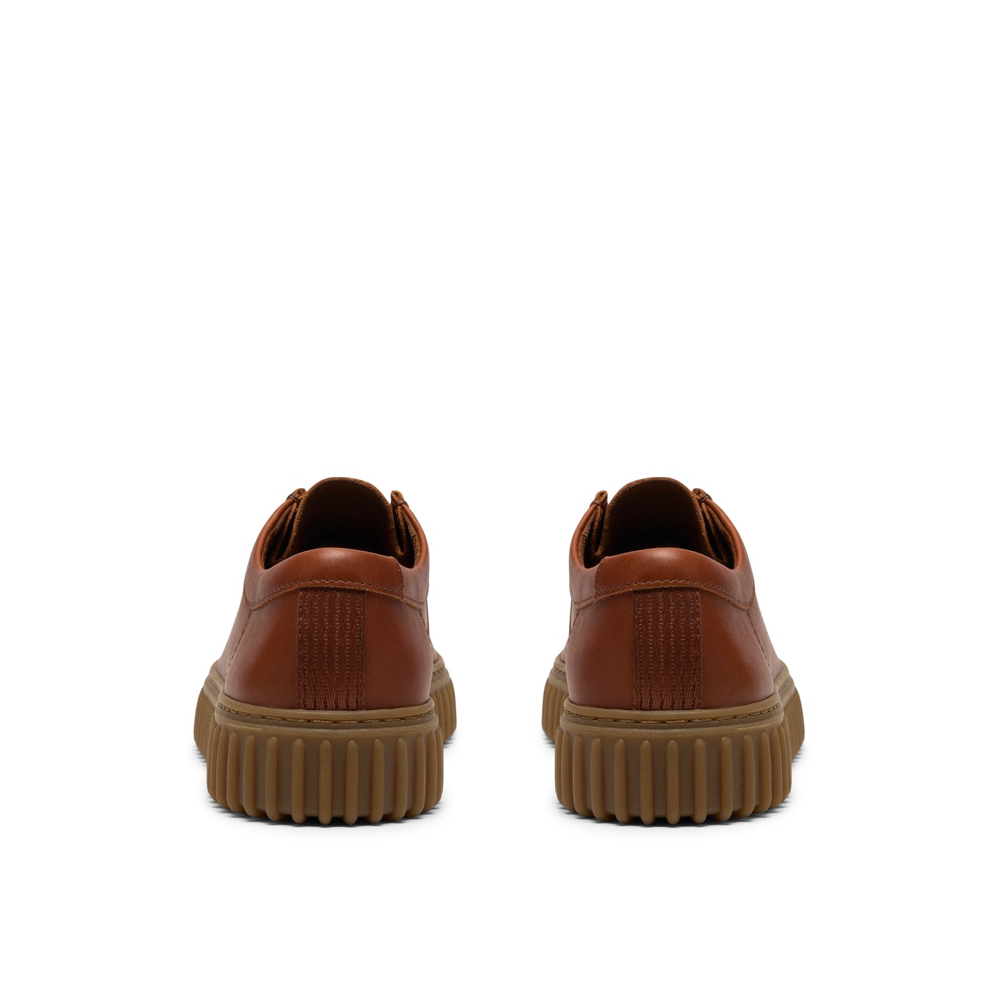 Clarks Torhill Lo Dark Tan Leather Shoes