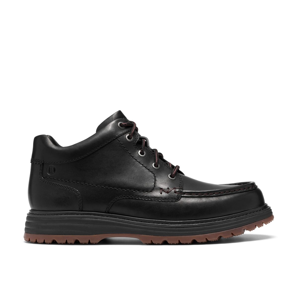 Clarks Melbury Hi Black Leather Boots