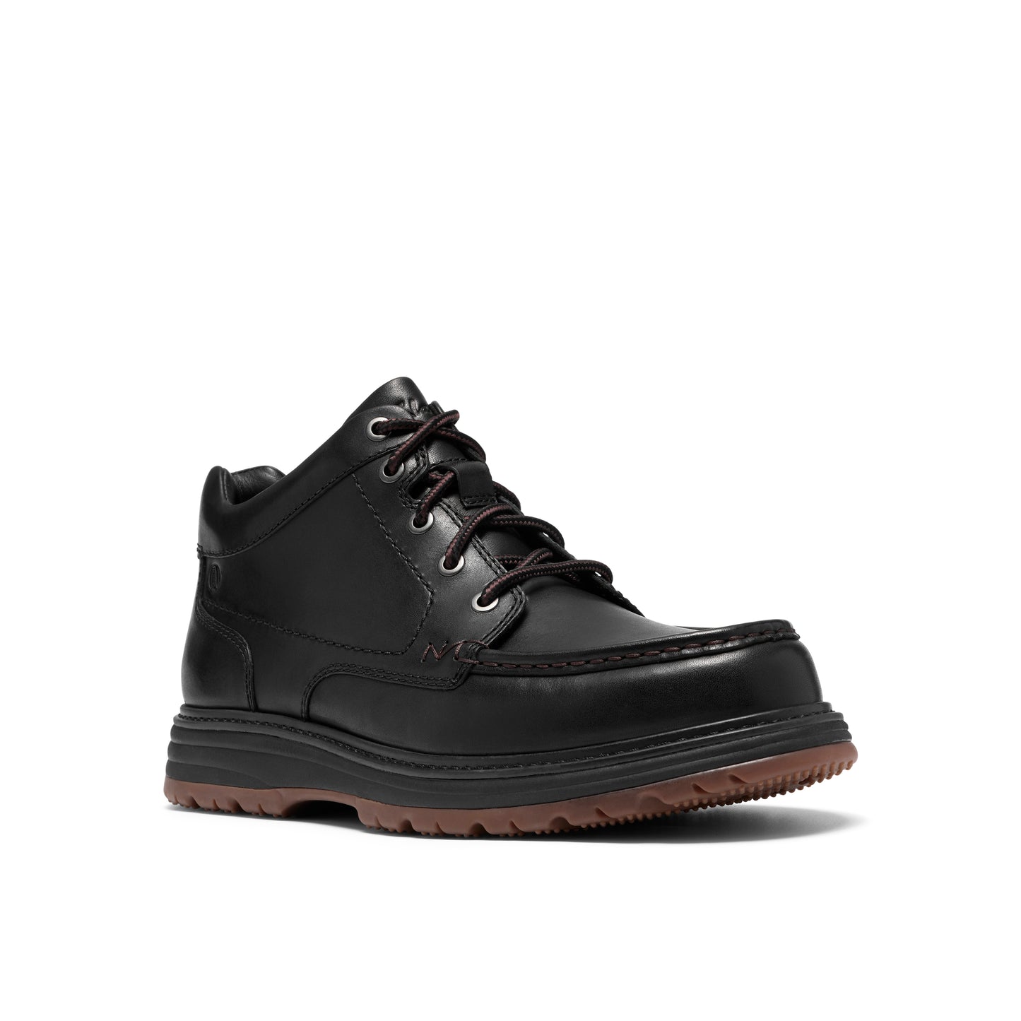 Clarks Melbury Hi Black Leather Boots