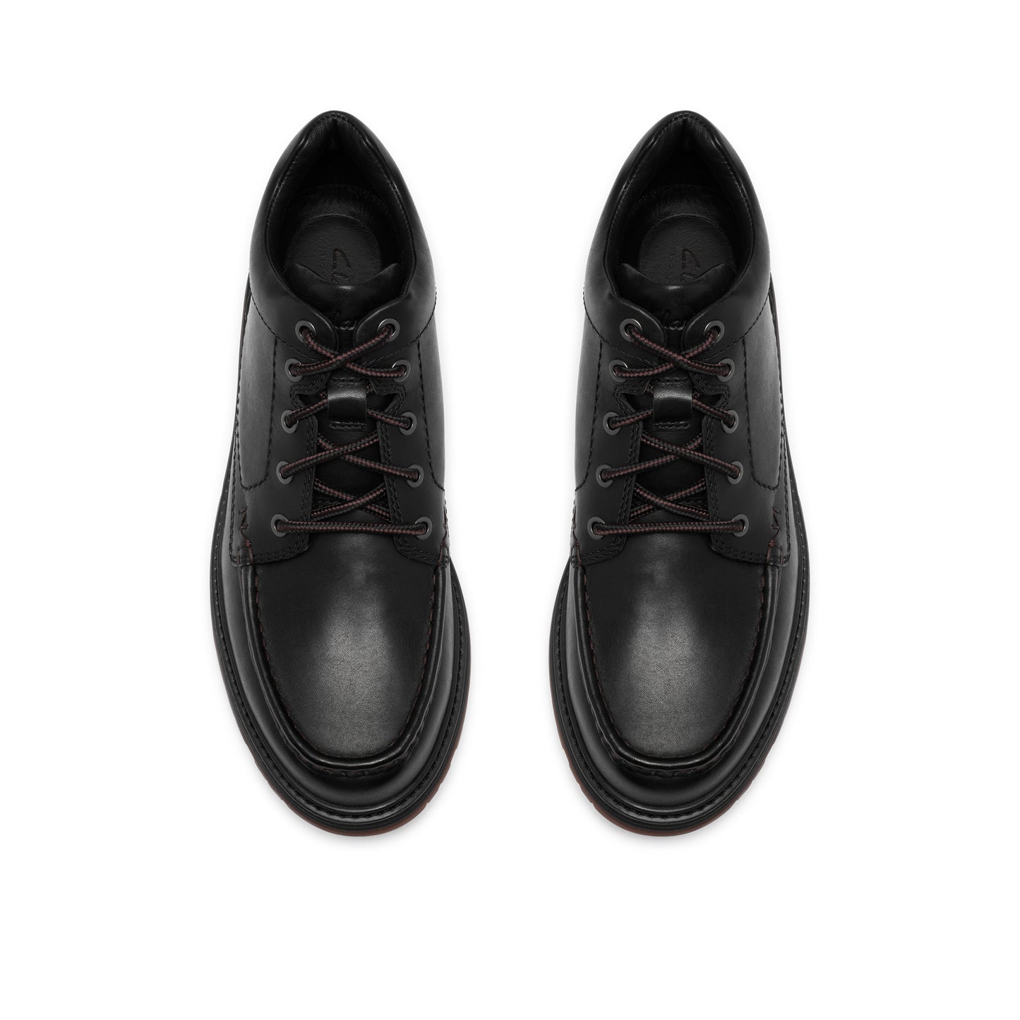 Clarks Melbury Hi Black Leather Boots