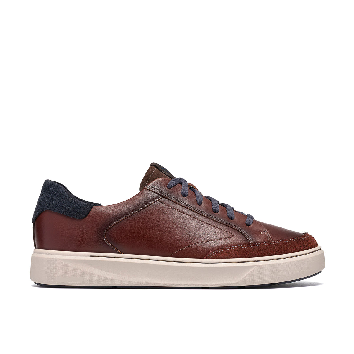 Clarks Code C Tie Mahogany Leather Shoes