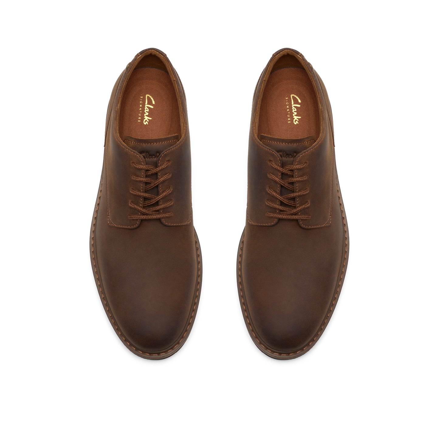 Clarks Newford Lace Beeswax Shoes