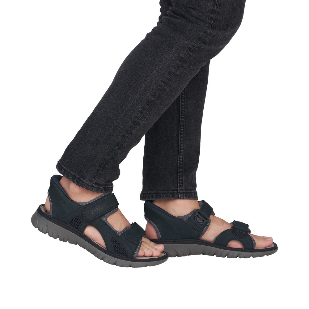 Rieker 26753-14 Ocean Navy Sandals