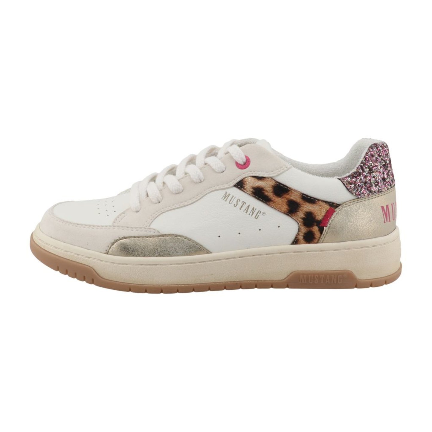 Mustang 26M0022 00300 Cream Multi Trainers