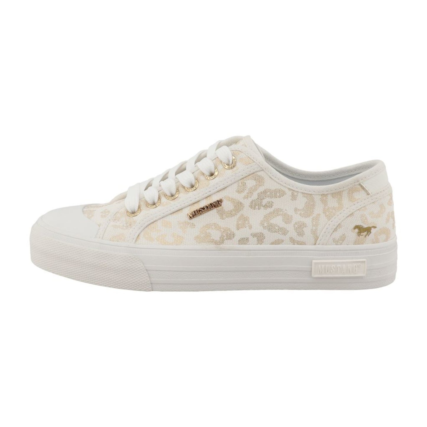 Mustang 26M0232009 00563 White-Gold Trainers