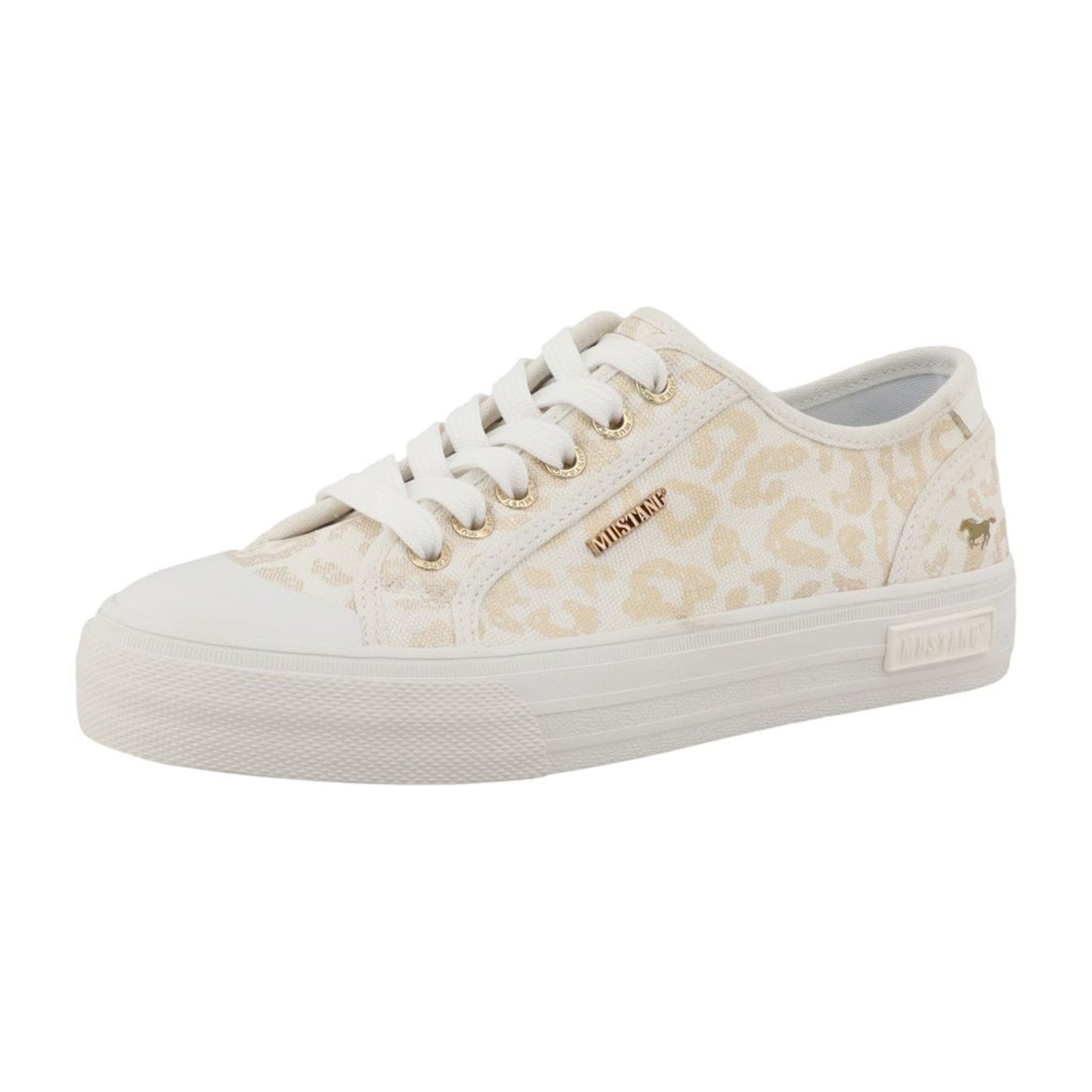 Mustang 26M0232009 00563 White-Gold Trainers
