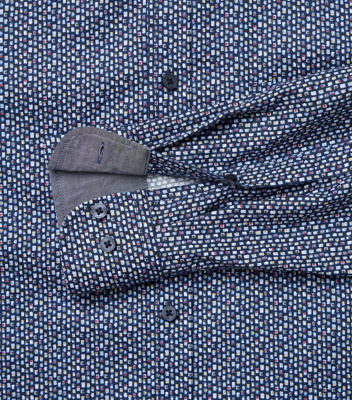 Casa Moda 126132530 100 Blue Casual Shirt