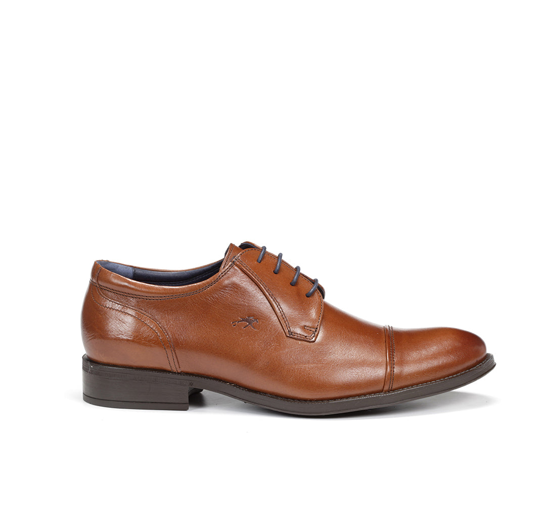 Fluchos 8412 Memory Leather Stk Light Brown Casual Shoes