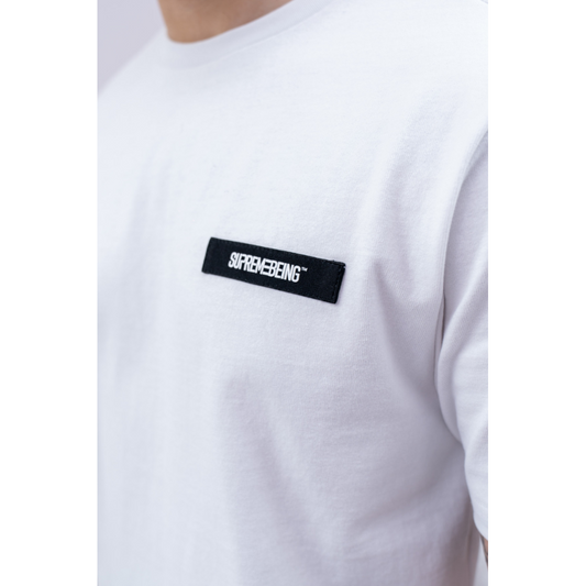 Supremebeing Carlo- T6203 Optic White T Shirt