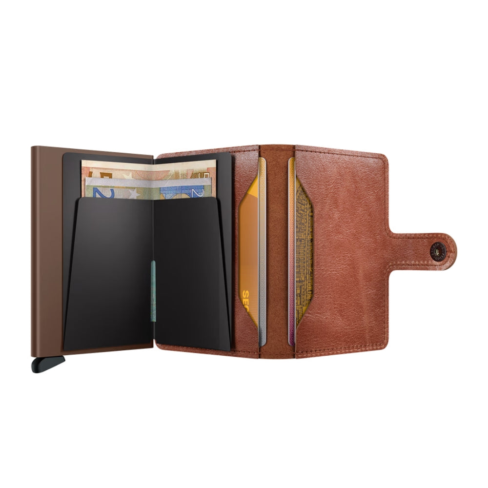 Secrid Vintage Cognac & Brown Miniwallet