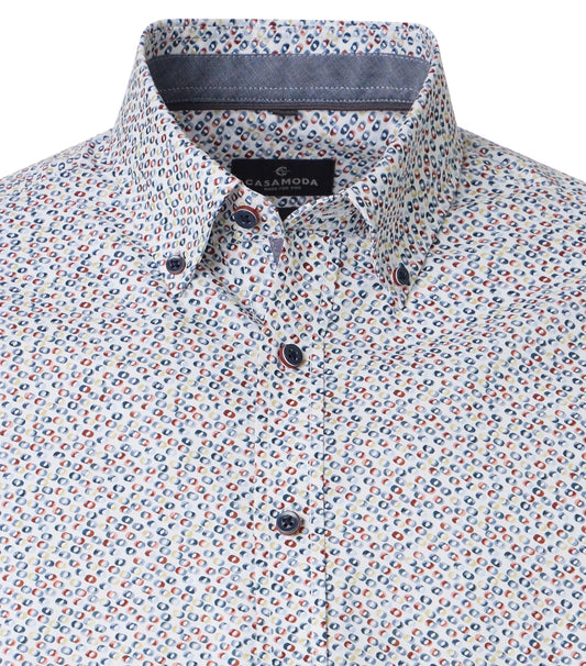 Casa Moda 126132000 400 Garnet Casual Shirt