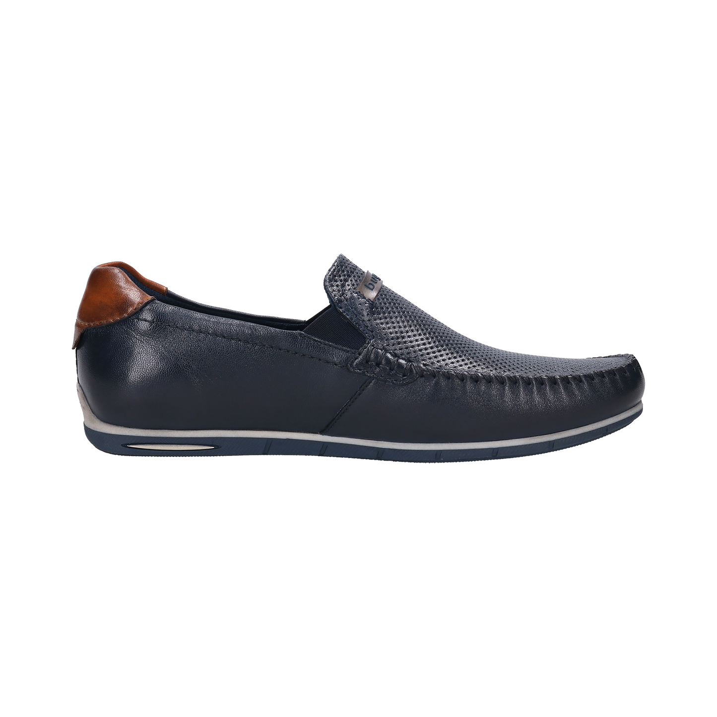 Bugatti 321-A2X6G-4000-4100 Dark Blue Slip On