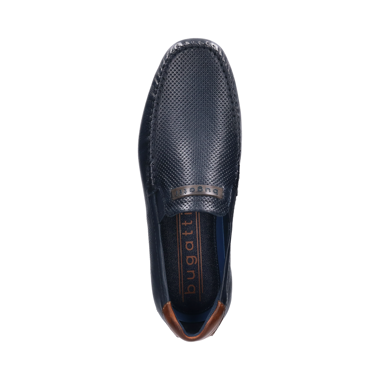 Bugatti 321-A2X6G-4000-4100 Dark Blue Slip On