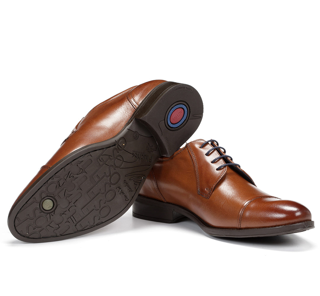 Fluchos 8412 Memory Leather Stk Light Brown Casual Shoes