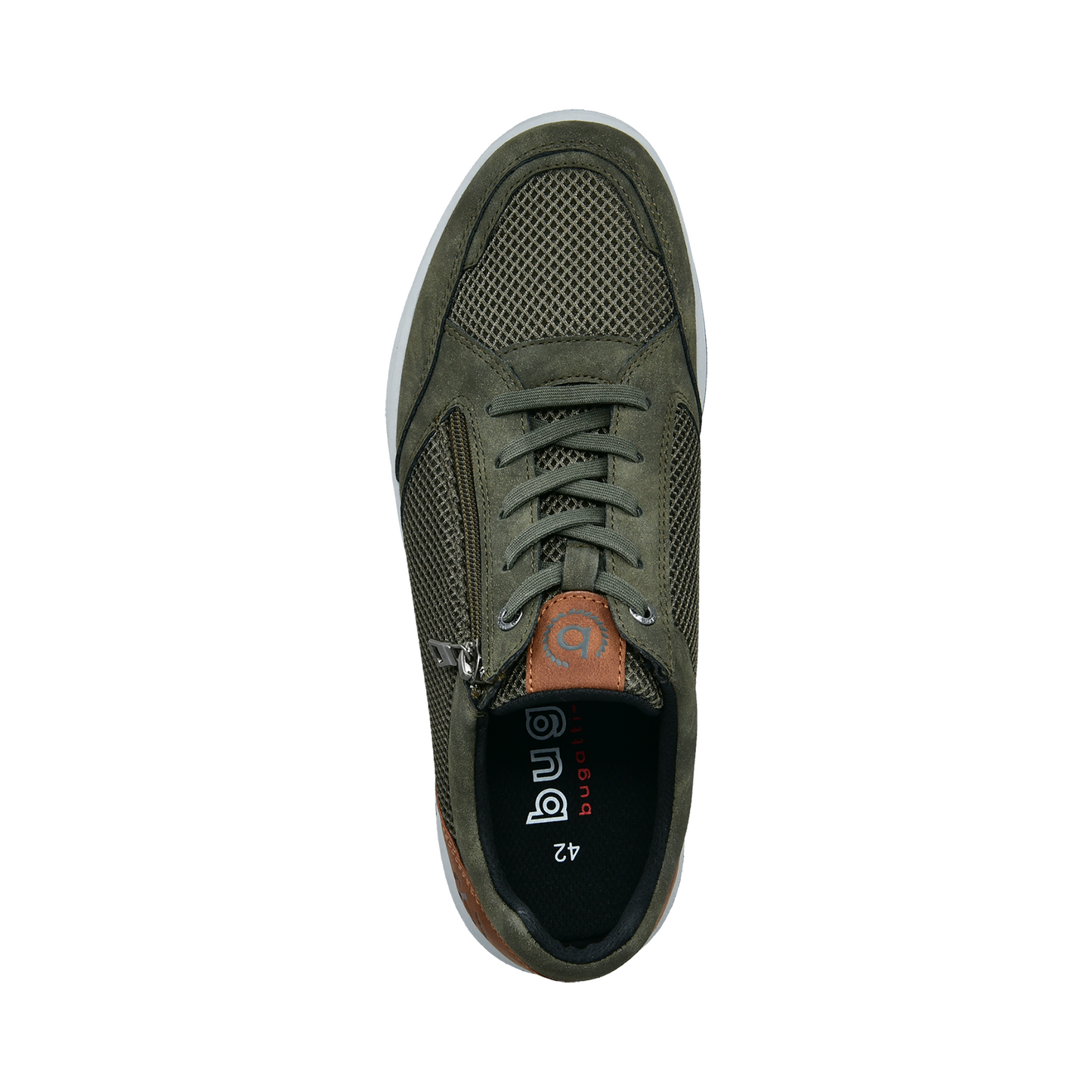 Bugatti 331-Afb05-6900-7100 Dark Green Lace-Up