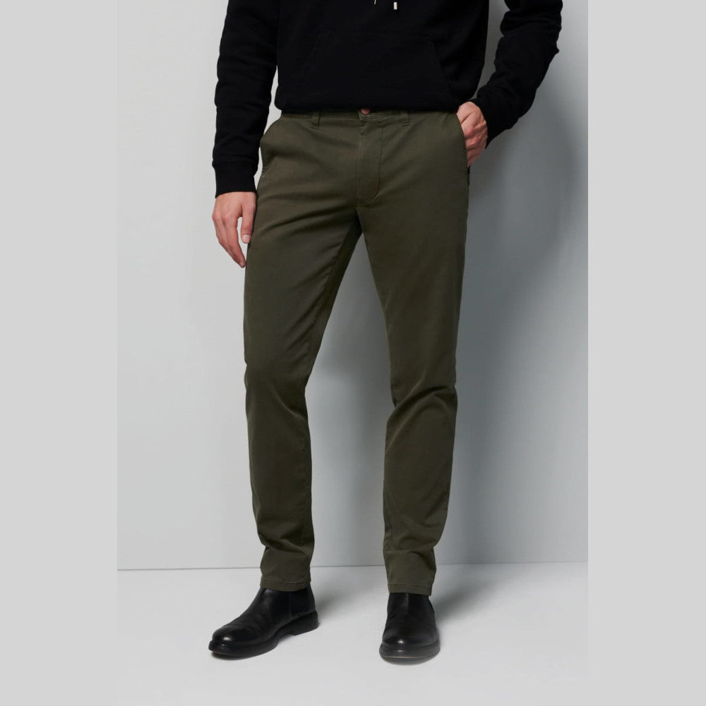 M5 By Meyer 6001 28 Green Casual Cotton Chinos