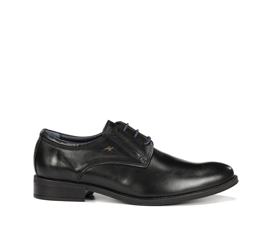 Fluchos 8410W Memory Black Extra Wide Black Casual Shoes