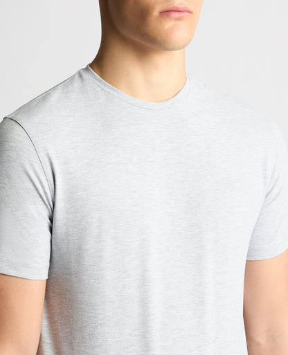 Remus Uomo 53121A 02 Light Grey Plain Branded T-Shirt