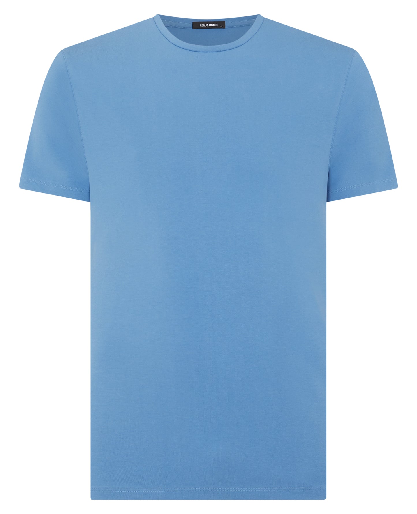 Remus Uomo 53121A 235 Riviera Blue Plain T-Shirt