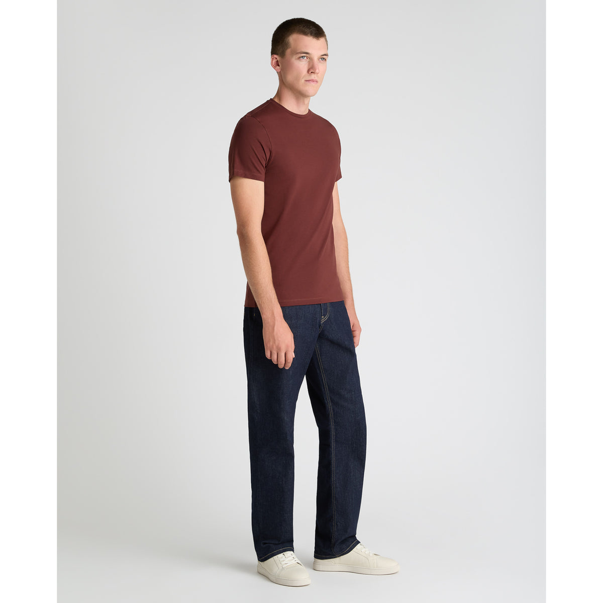 Remus Uomo 53121A 59 Dark Blue Red Plain T-Shirt