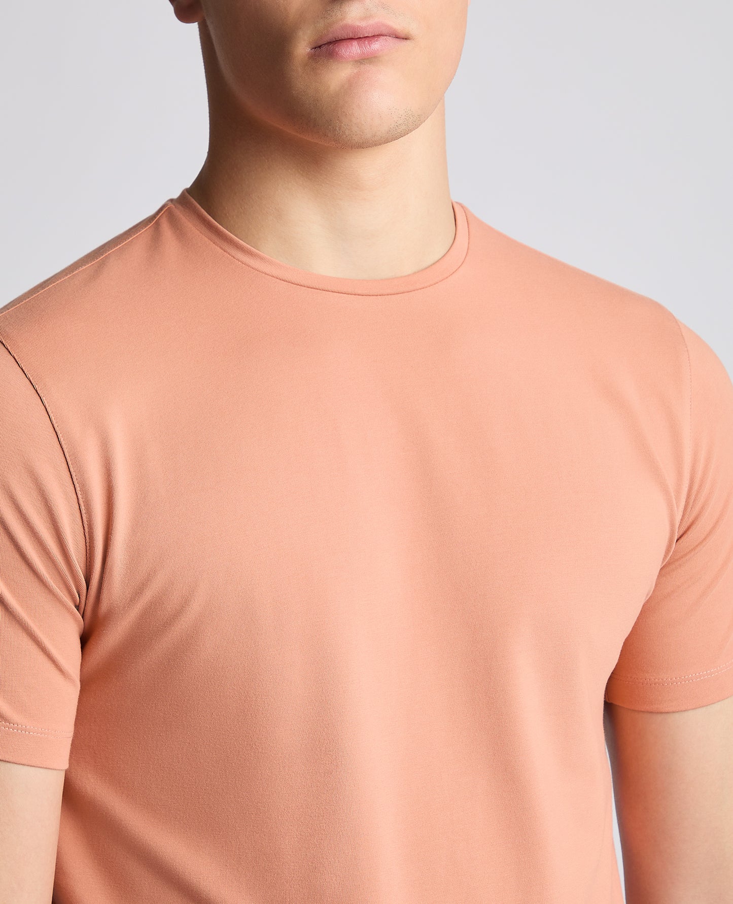 Remus Uomo 53121A 625 Salmon Plain T-Shirt