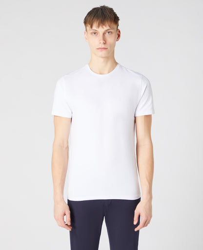 Remus Uomo 53121 01 White Plain T-Shirt